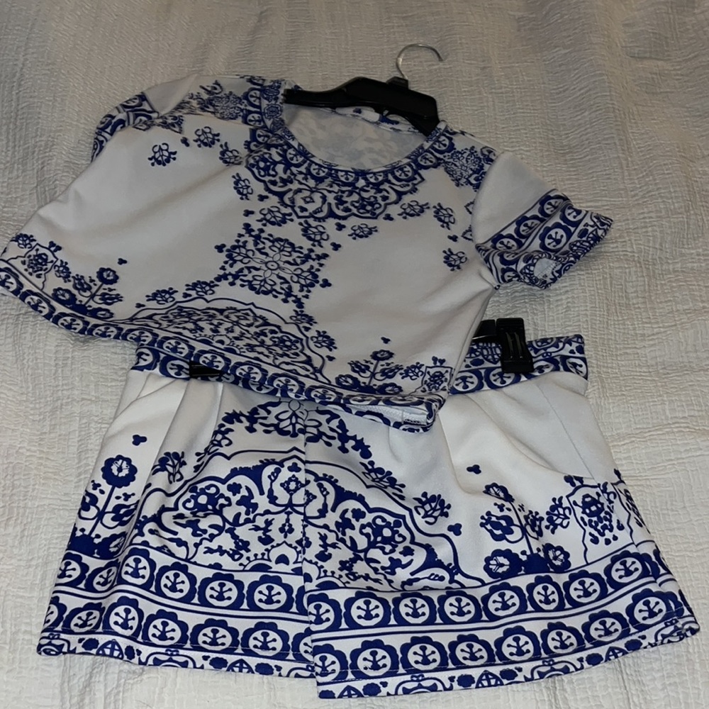 2 Piece Crop & Shorts Set